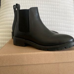 COPY - Black Steve Madden Leopold Chelsea boot. Size 8.5. Never worn, new in bo…